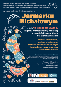 Plakat Jarmark Michałowy 2021